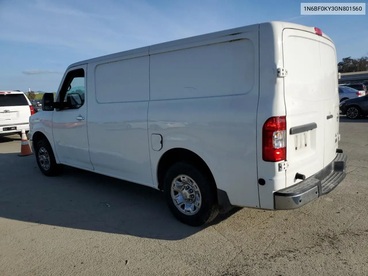 2016 Nissan Nv 1500 S VIN: 1N6BF0KY3GN801560 Lot: 47687455