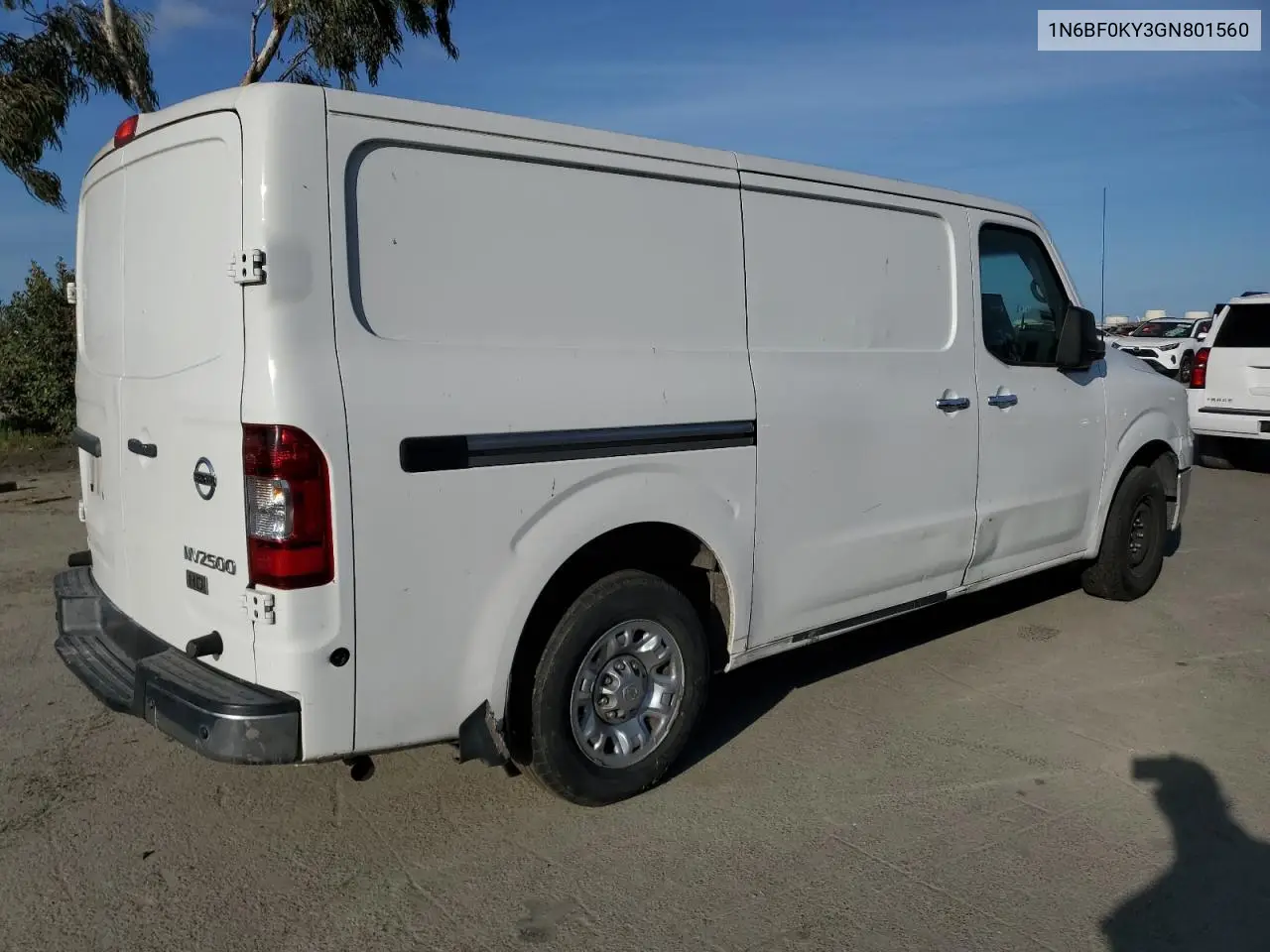 2016 Nissan Nv 1500 S VIN: 1N6BF0KY3GN801560 Lot: 47687455