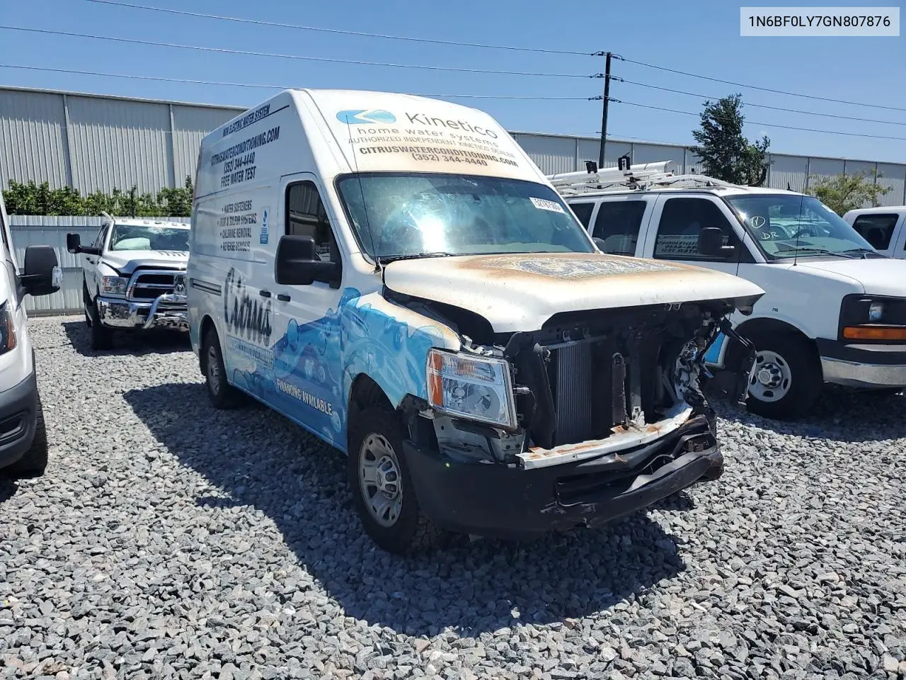 1n6bf0ly7gn807876 1N6BF0LY7GN807876 2016 Nissan Nv 2500 S