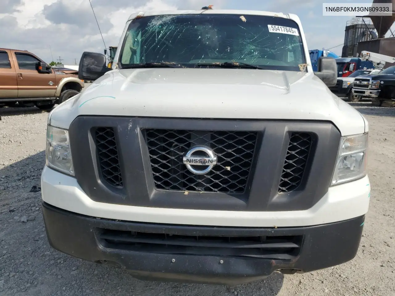 2016 Nissan Nv 1500 S VIN: 1N6BF0KM3GN809333 Lot: 55417845