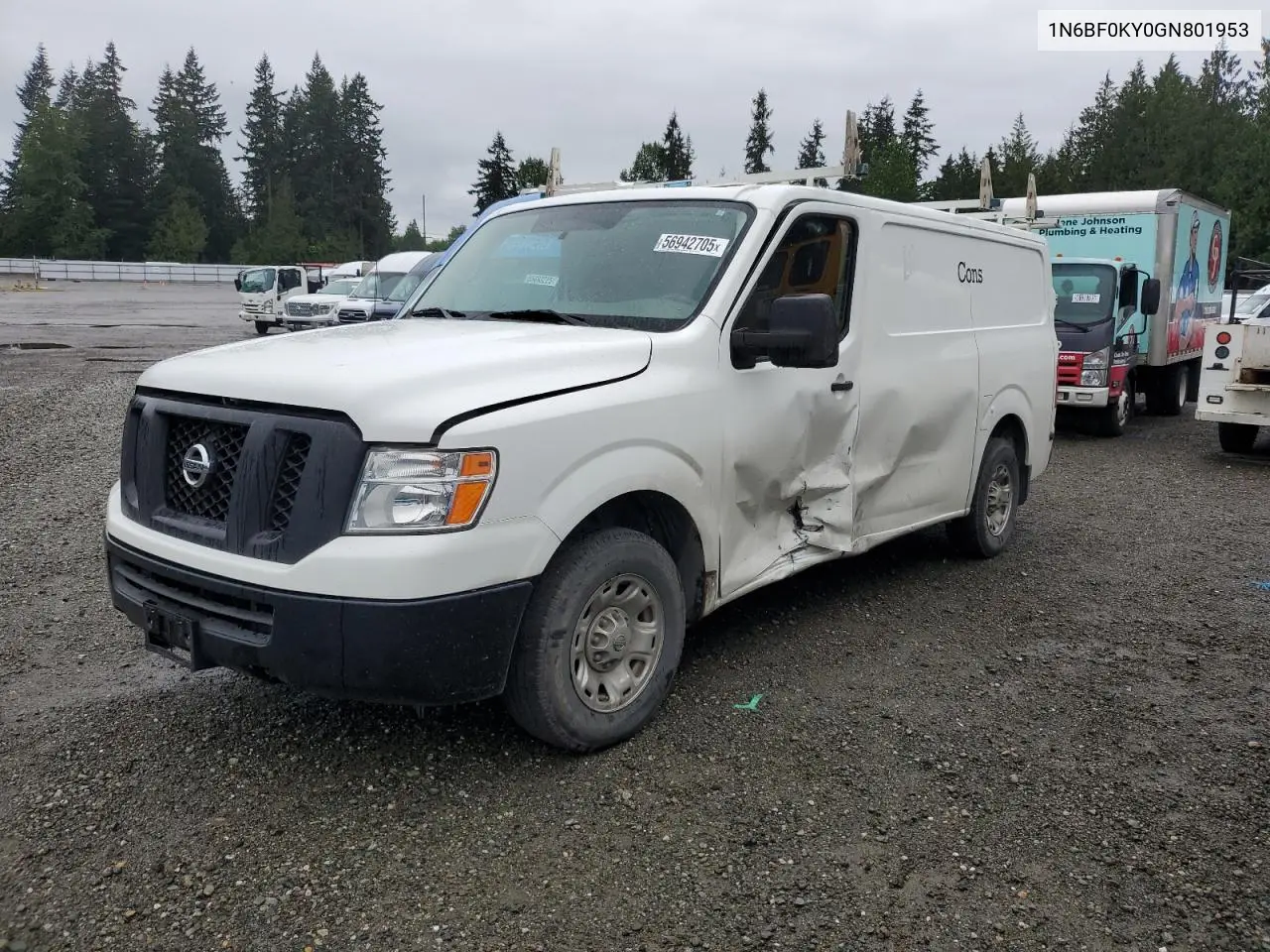1n6bf0ky0gn801953 1N6BF0KY0GN801953 2016 Nissan Nv 1500 S