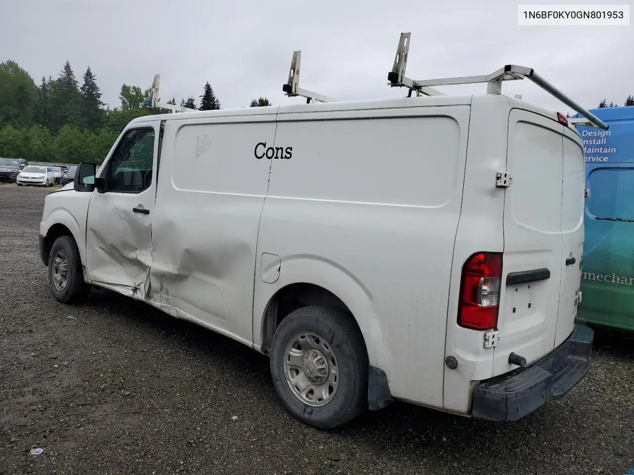 1n6bf0ky0gn801953 1N6BF0KY0GN801953 2016 Nissan Nv 1500 S