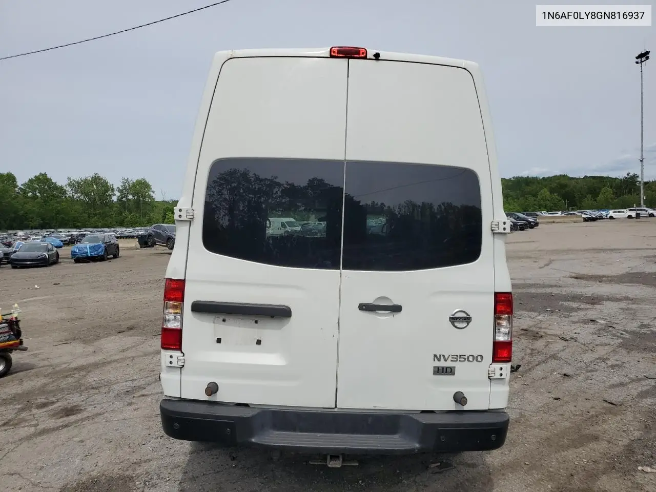 2016 Nissan Nv 2500 S VIN: 1N6AF0LY8GN816937 Lot: 58095655