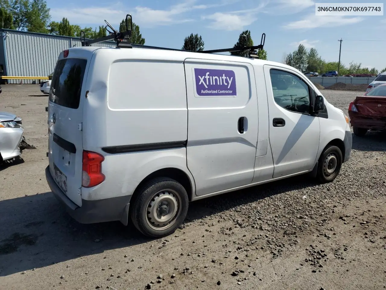 2016 Nissan Nv200 2.5S VIN: 3N6CM0KN7GK697743 Lot: 59375205