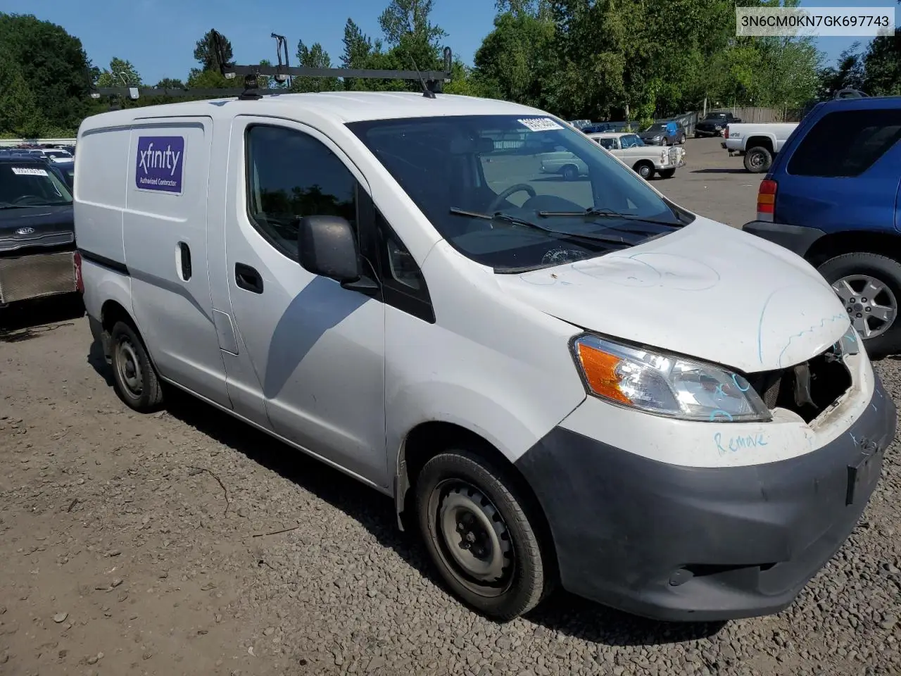 2016 Nissan Nv200 2.5S VIN: 3N6CM0KN7GK697743 Lot: 59375205