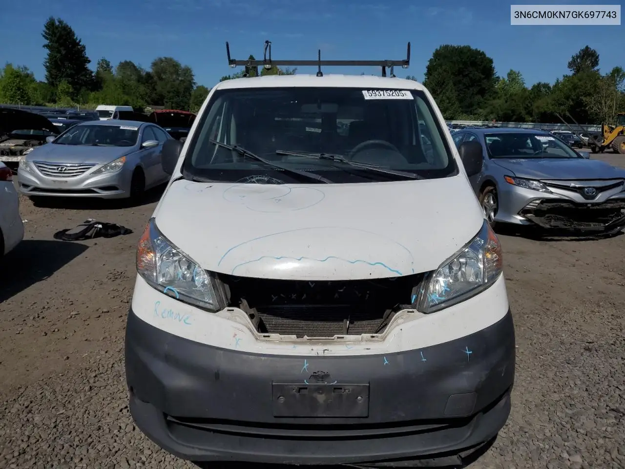 2016 Nissan Nv200 2.5S VIN: 3N6CM0KN7GK697743 Lot: 59375205