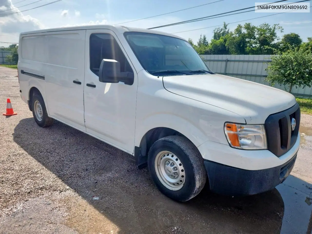 2016 Nissan Nv 1500 S VIN: 1N6BF0KM9GN809692 Lot: 59725295