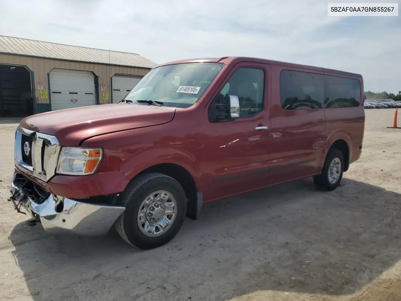 2016 Nissan Nv 3500 S VIN: 5BZAF0AA7GN855267 Lot: 61405105