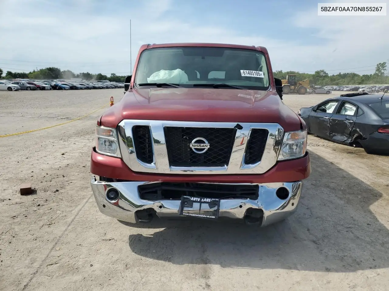 2016 Nissan Nv 3500 S VIN: 5BZAF0AA7GN855267 Lot: 61405105