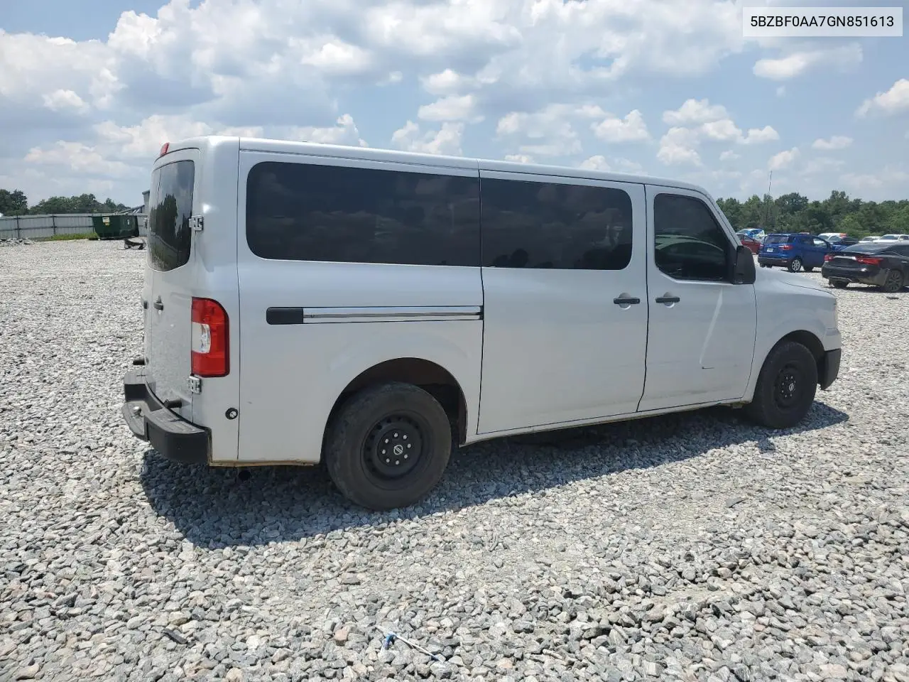 2016 Nissan Nv 3500 S VIN: 5BZBF0AA7GN851613 Lot: 62141885