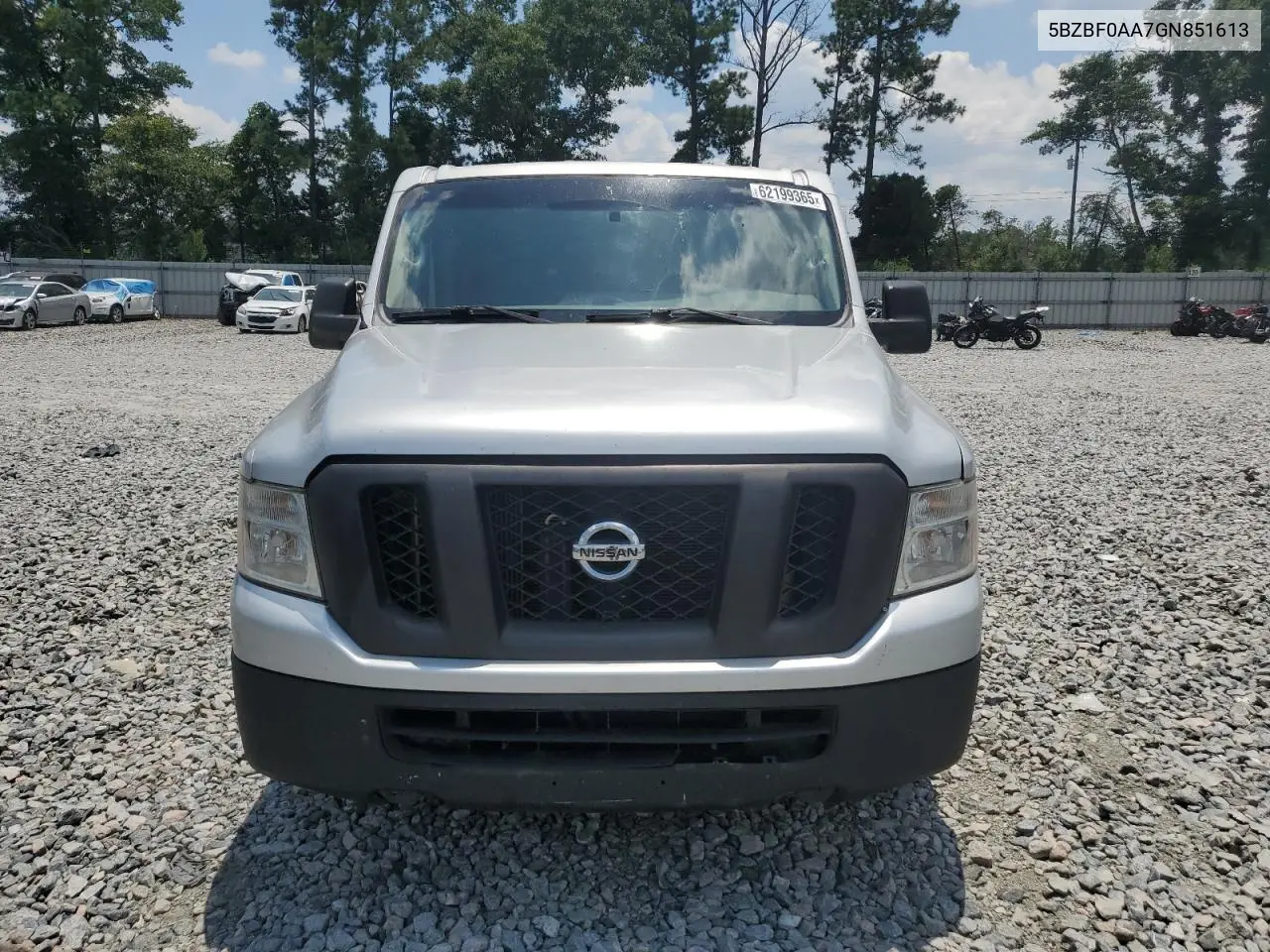 2016 Nissan Nv 3500 S VIN: 5BZBF0AA7GN851613 Lot: 62141885