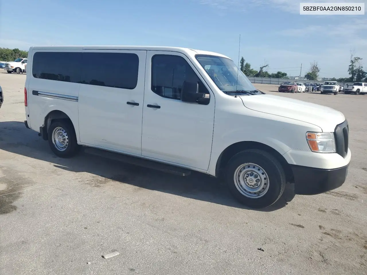2016 Nissan Nv 3500 S VIN: 5BZBF0AA2GN850210 Lot: 62968925