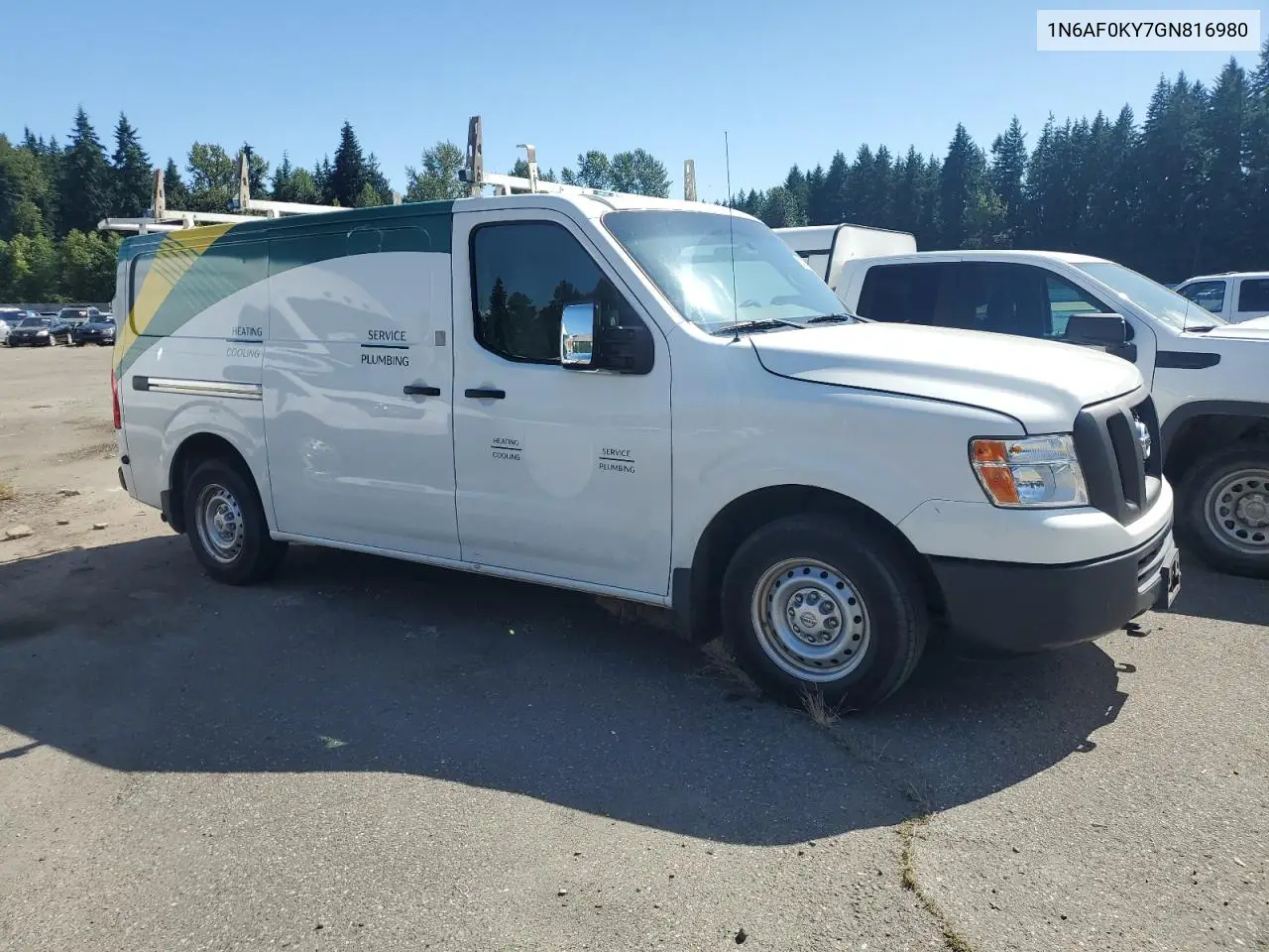 2016 Nissan Nv 2500 S VIN: 1N6AF0KY7GN816980 Lot: 63313145