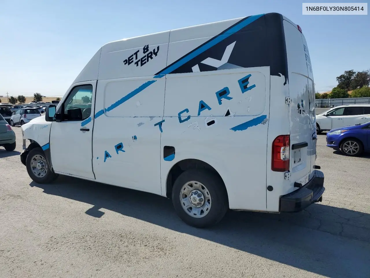2016 Nissan Nv 2500 S VIN: 1N6BF0LY3GN805414 Lot: 64856615