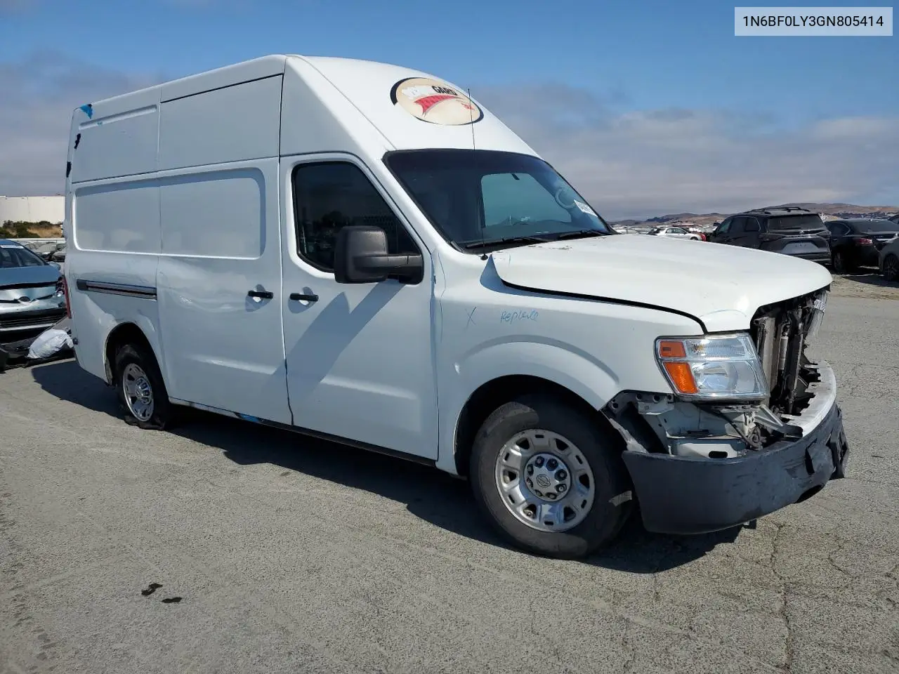 2016 Nissan Nv 2500 S VIN: 1N6BF0LY3GN805414 Lot: 64856615