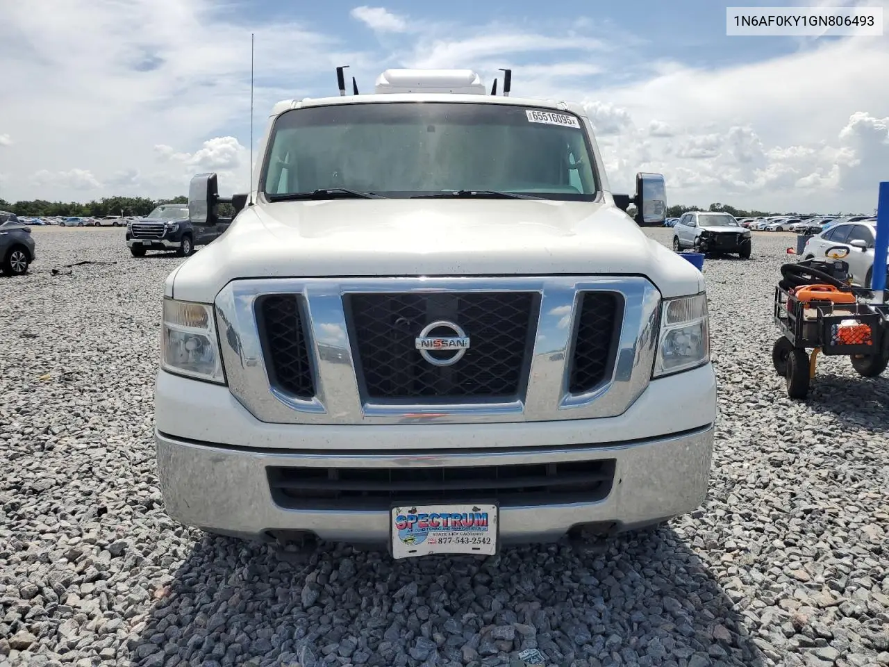 2016 Nissan Nv 2500 S VIN: 1N6AF0KY1GN806493 Lot: 65516095
