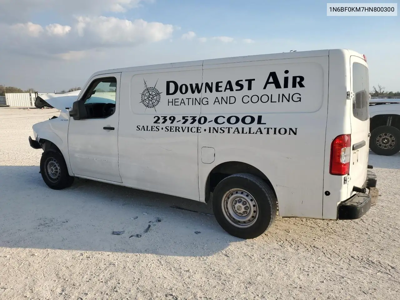 2017 Nissan Nv 1500 S VIN: 1N6BF0KM7HN800300 Lot: 44108915