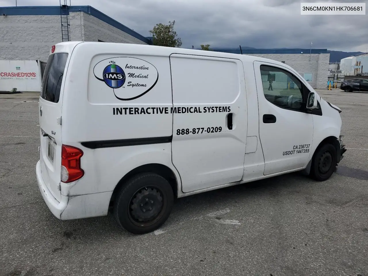2017 Nissan Nv200 2.5S VIN: 3N6CM0KN1HK706681 Lot: 56981485