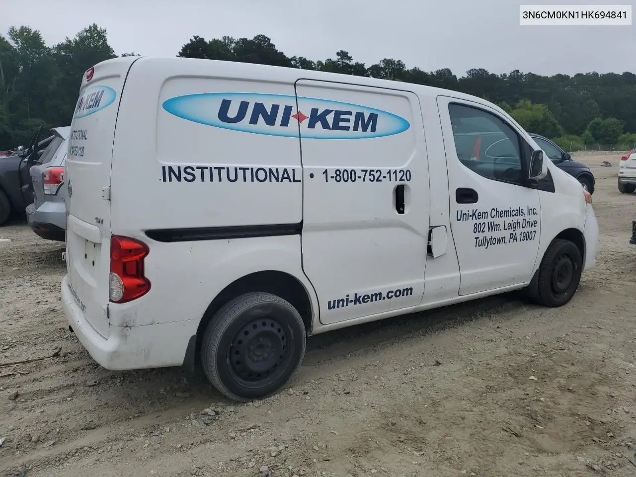 2017 Nissan Nv200 2.5S VIN: 3N6CM0KN1HK694841 Lot: 60320175