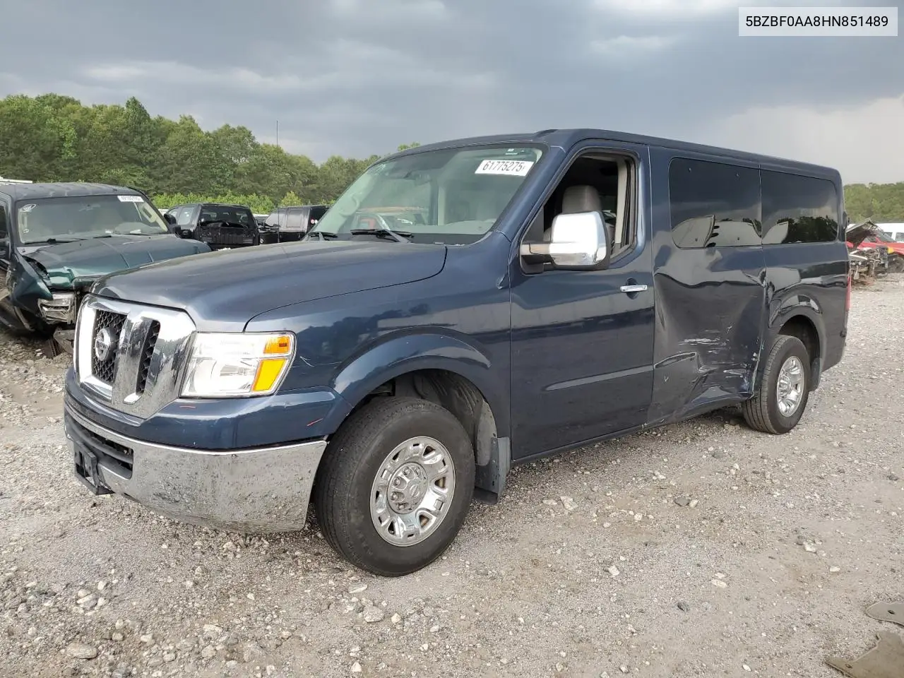 2017 Nissan Nv 3500 S VIN: 5BZBF0AA8HN851489 Lot: 61775275