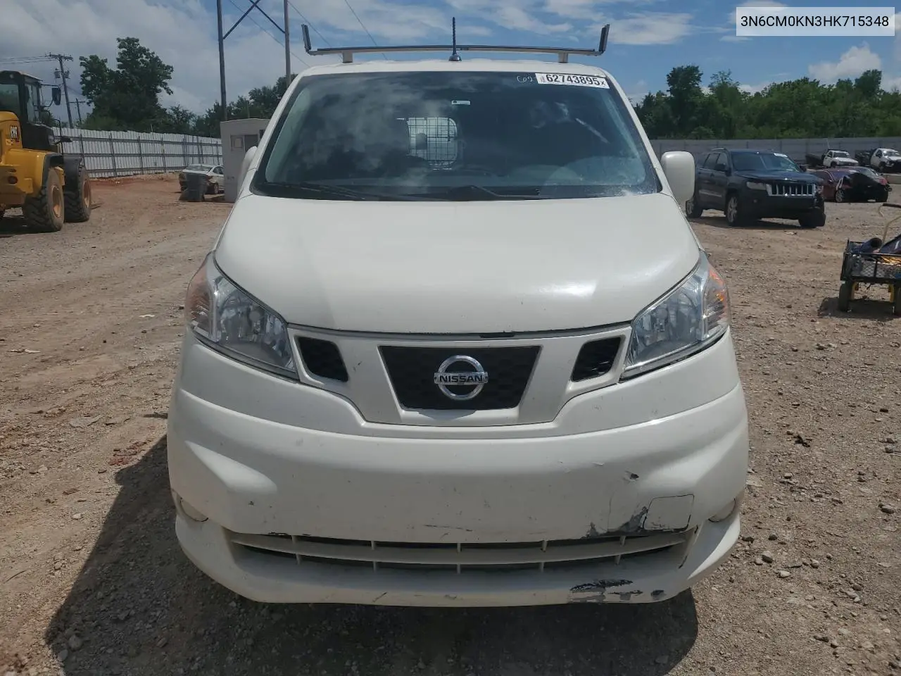 2017 Nissan Nv200 2.5S VIN: 3N6CM0KN3HK715348 Lot: 62743895