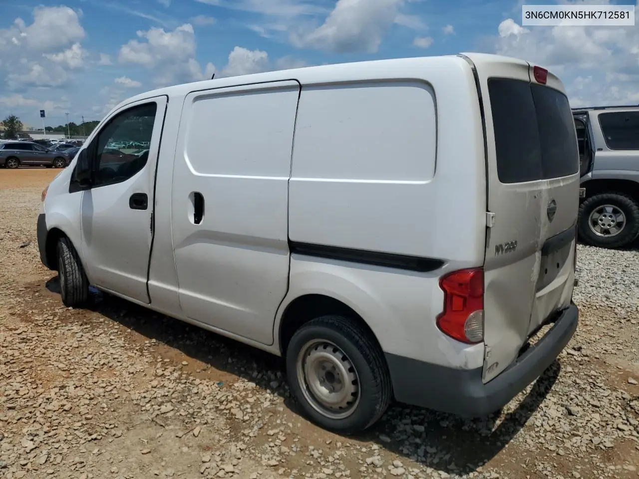 2017 Nissan Nv200 2.5S VIN: 3N6CM0KN5HK712581 Lot: 62830085