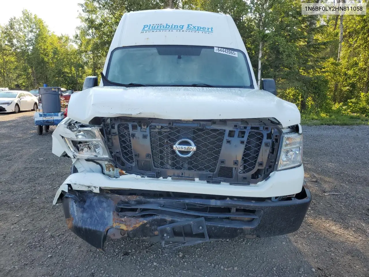 2017 Nissan Nv 2500 S VIN: 1N6BF0LY2HN811058 Lot: 64442065