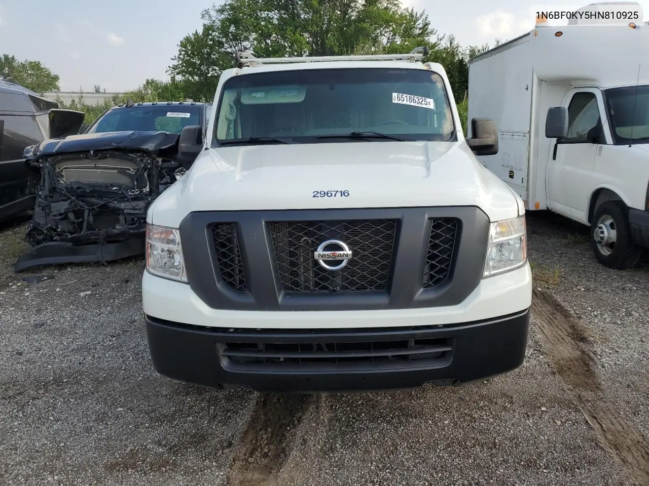 2017 Nissan Nv 1500 S VIN: 1N6BF0KY5HN810925 Lot: 65186325