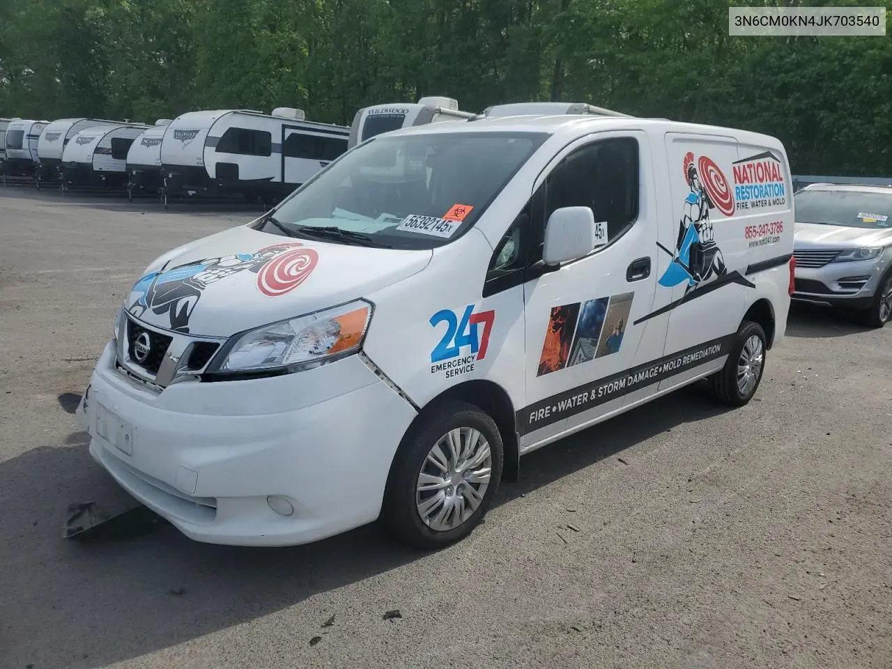2018 Nissan Nv200 2.5S VIN: 3N6CM0KN4JK703540 Lot: 56392145