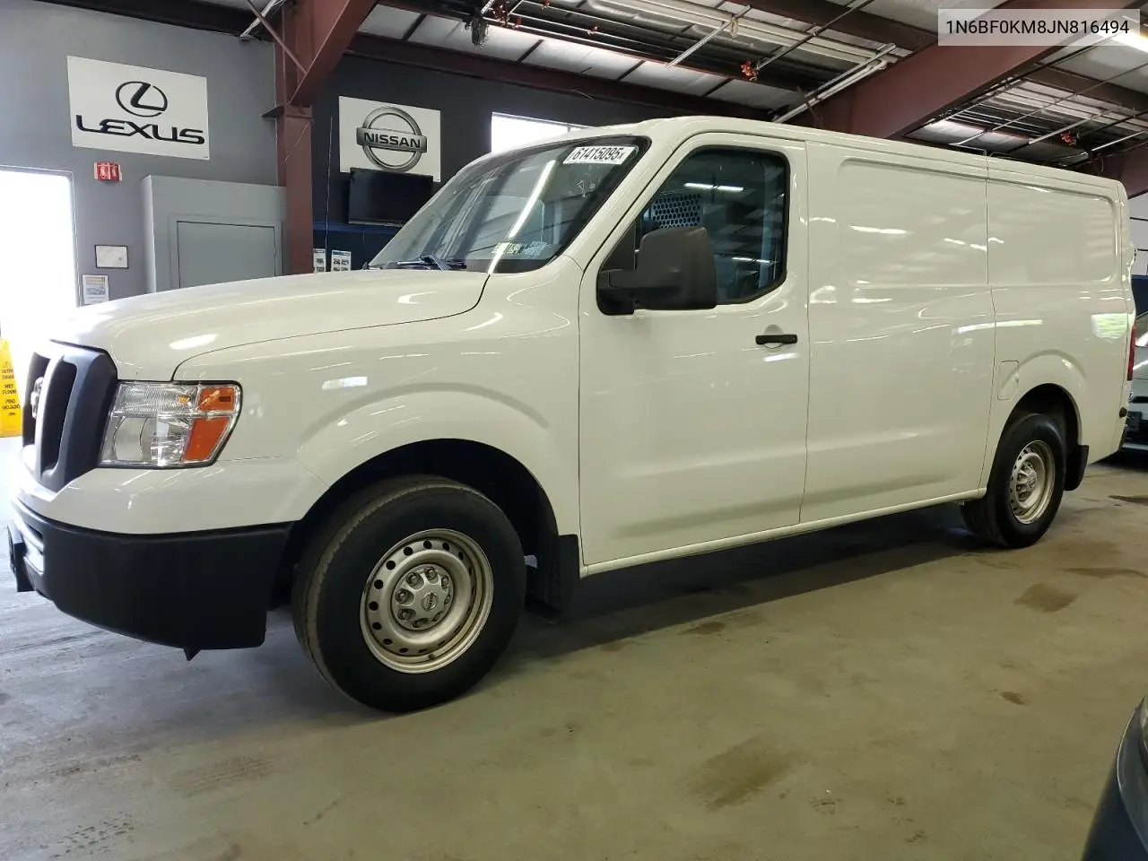 2018 Nissan Nv 1500 S VIN: 1N6BF0KM8JN816494 Lot: 61415095