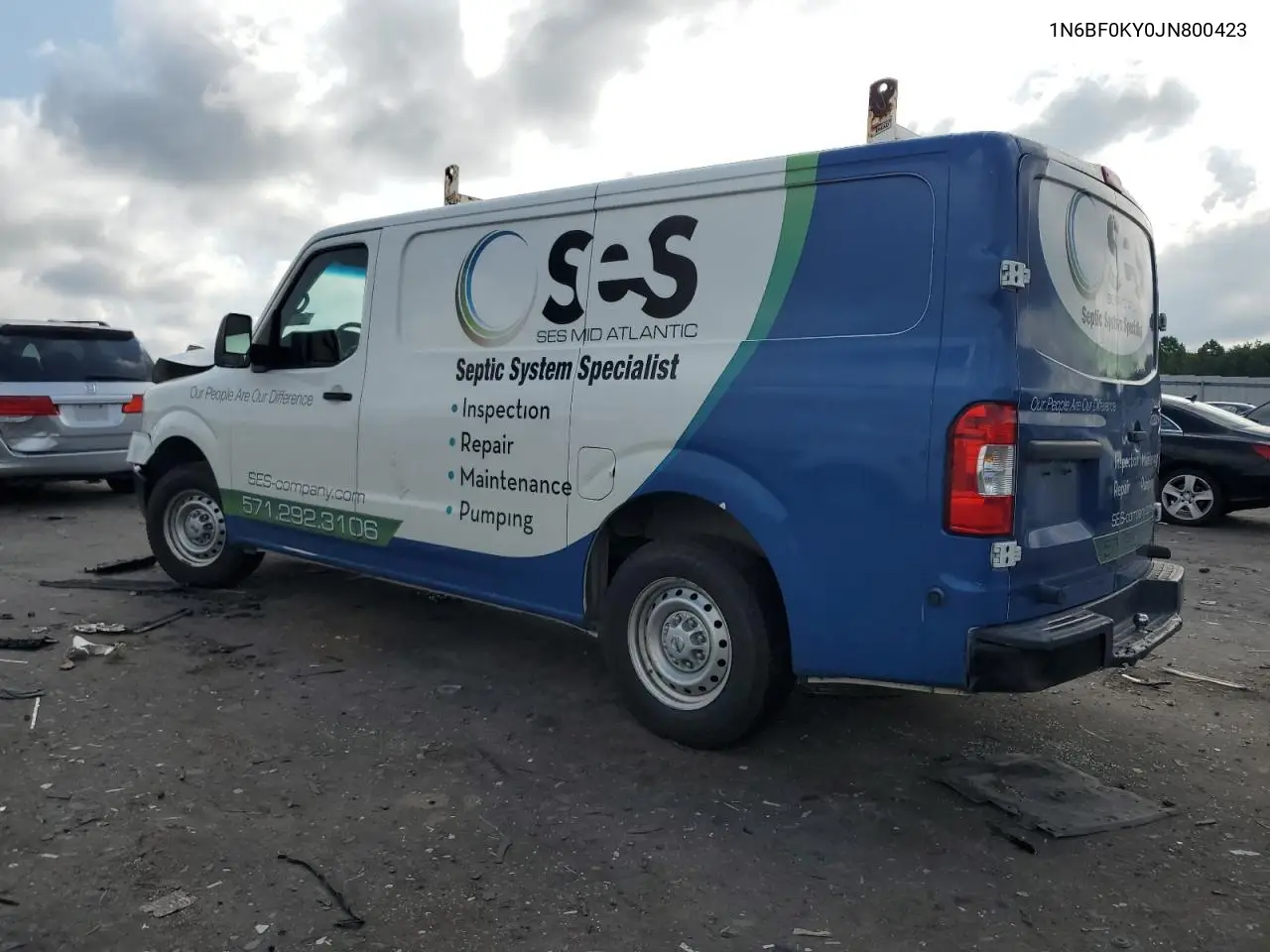 2018 Nissan Nv 1500 S VIN: 1N6BF0KY0JN800423 Lot: 64927555