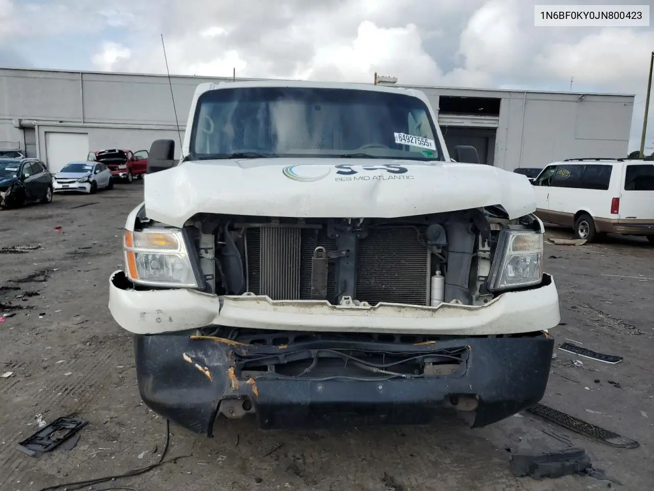 2018 Nissan Nv 1500 S VIN: 1N6BF0KY0JN800423 Lot: 64927555