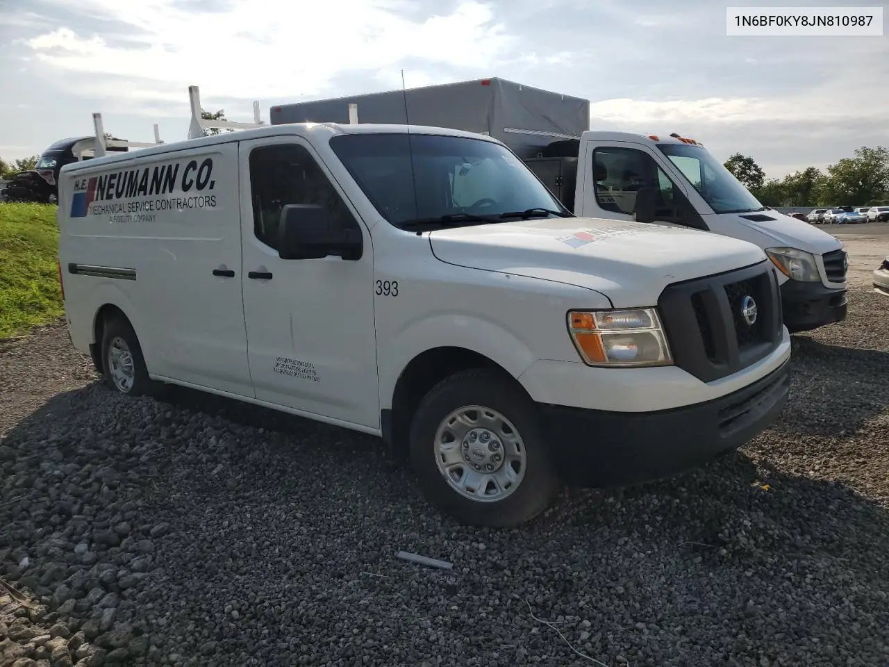 2018 Nissan Nv 1500 S VIN: 1N6BF0KY8JN810987 Lot: 64987255