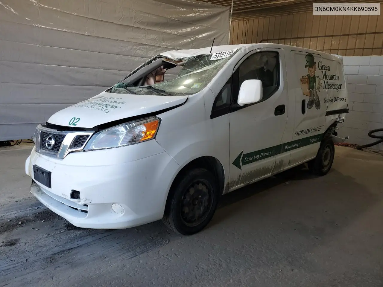 2019 Nissan Nv200 2.5S VIN: 3N6CM0KN4KK690595 Lot: 53991195
