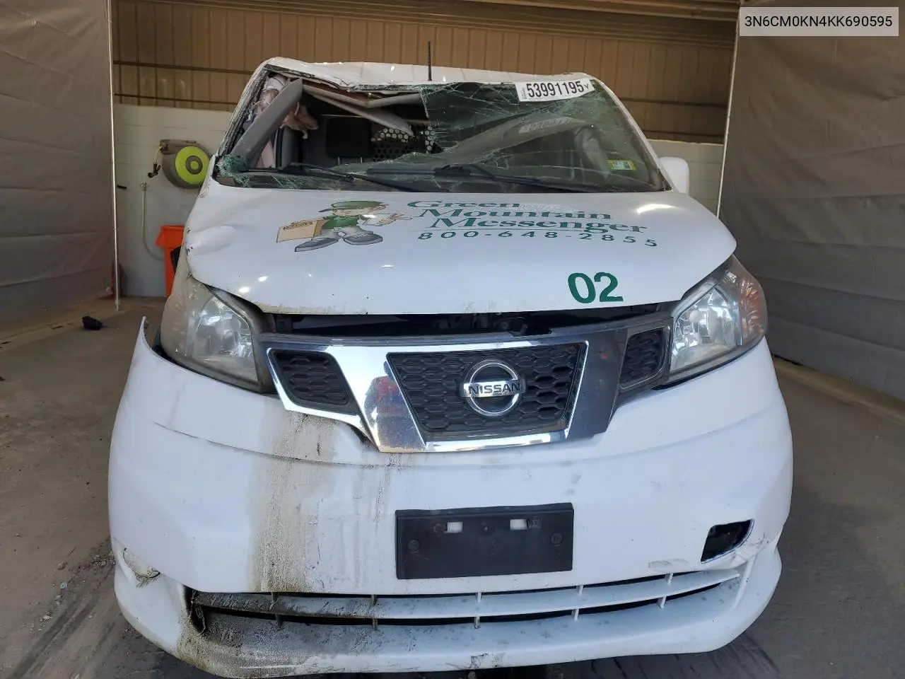 2019 Nissan Nv200 2.5S VIN: 3N6CM0KN4KK690595 Lot: 53991195