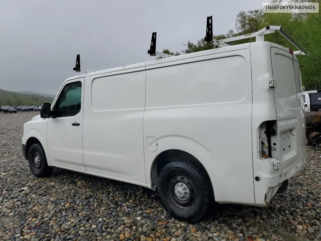 2019 Nissan Nv 2500 S VIN: 1N6BF0KY5KN809426 Lot: 55283915