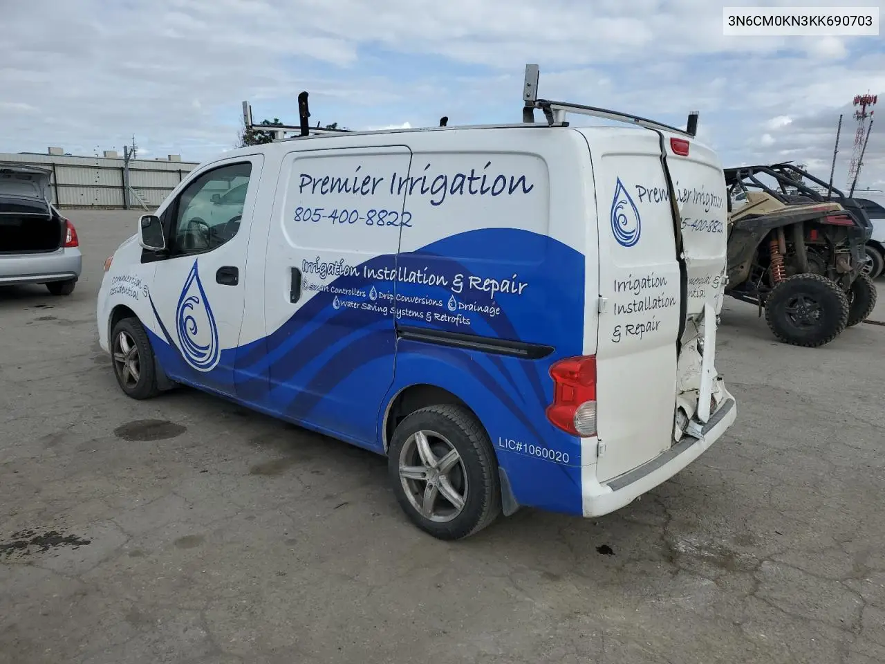 2019 Nissan Nv200 2.5S VIN: 3N6CM0KN3KK690703 Lot: 56587435
