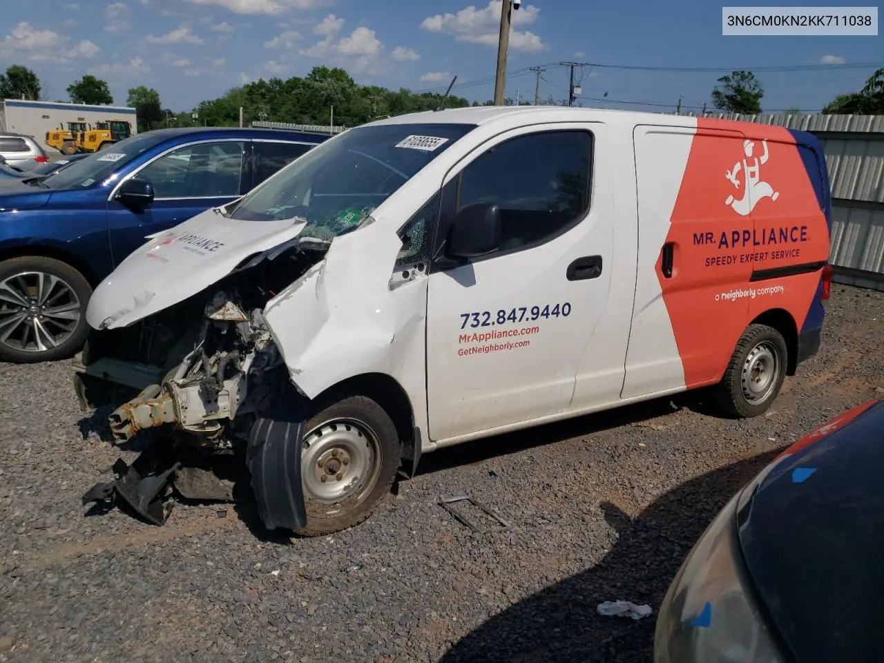 2019 Nissan Nv200 2.5S VIN: 3N6CM0KN2KK711038 Lot: 61058655