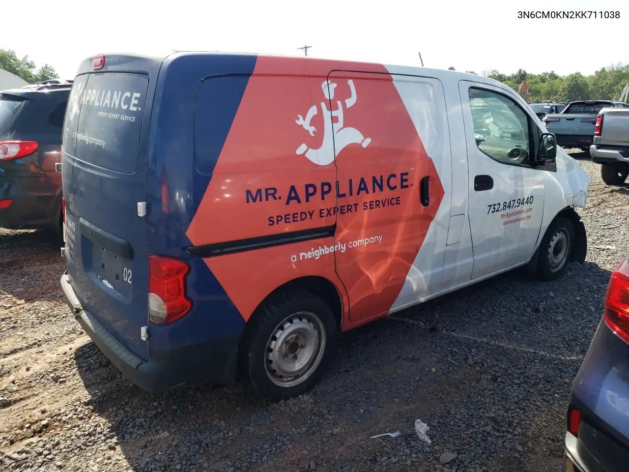 2019 Nissan Nv200 2.5S VIN: 3N6CM0KN2KK711038 Lot: 61058655