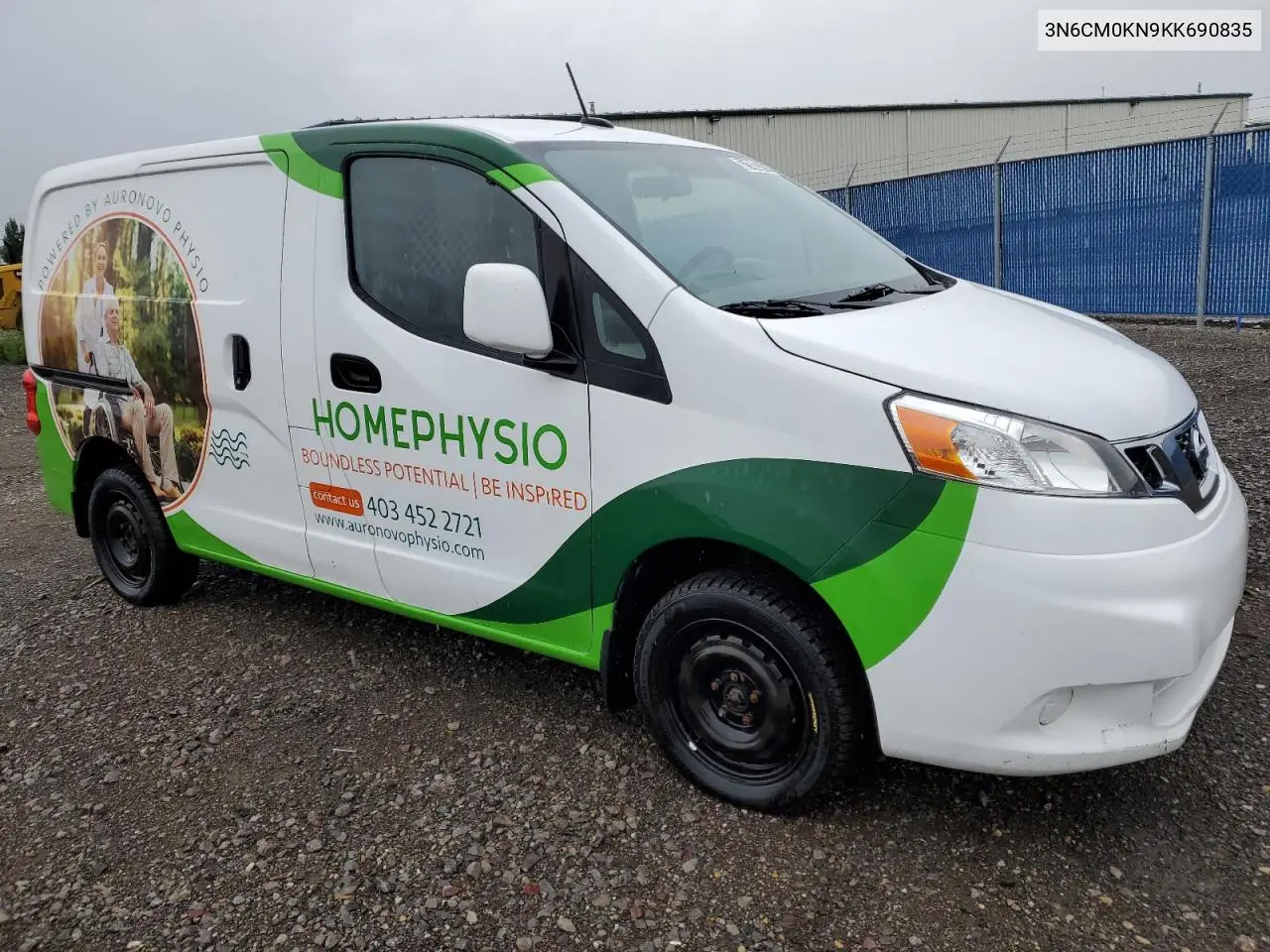 2019 Nissan Nv200 2.5S VIN: 3N6CM0KN9KK690835 Lot: 62183575