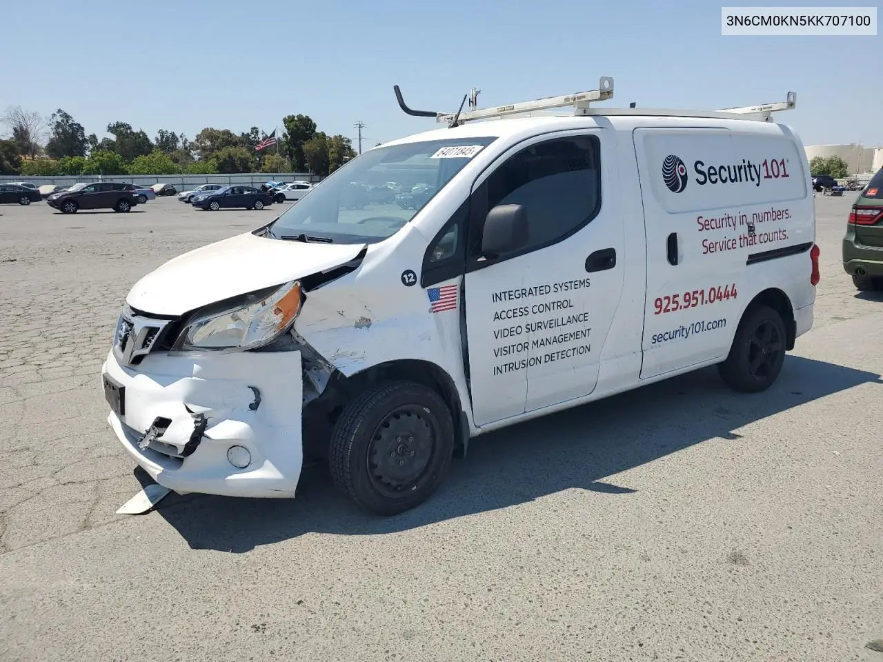 2019 Nissan Nv200 2.5S VIN: 3N6CM0KN5KK707100 Lot: 64071845