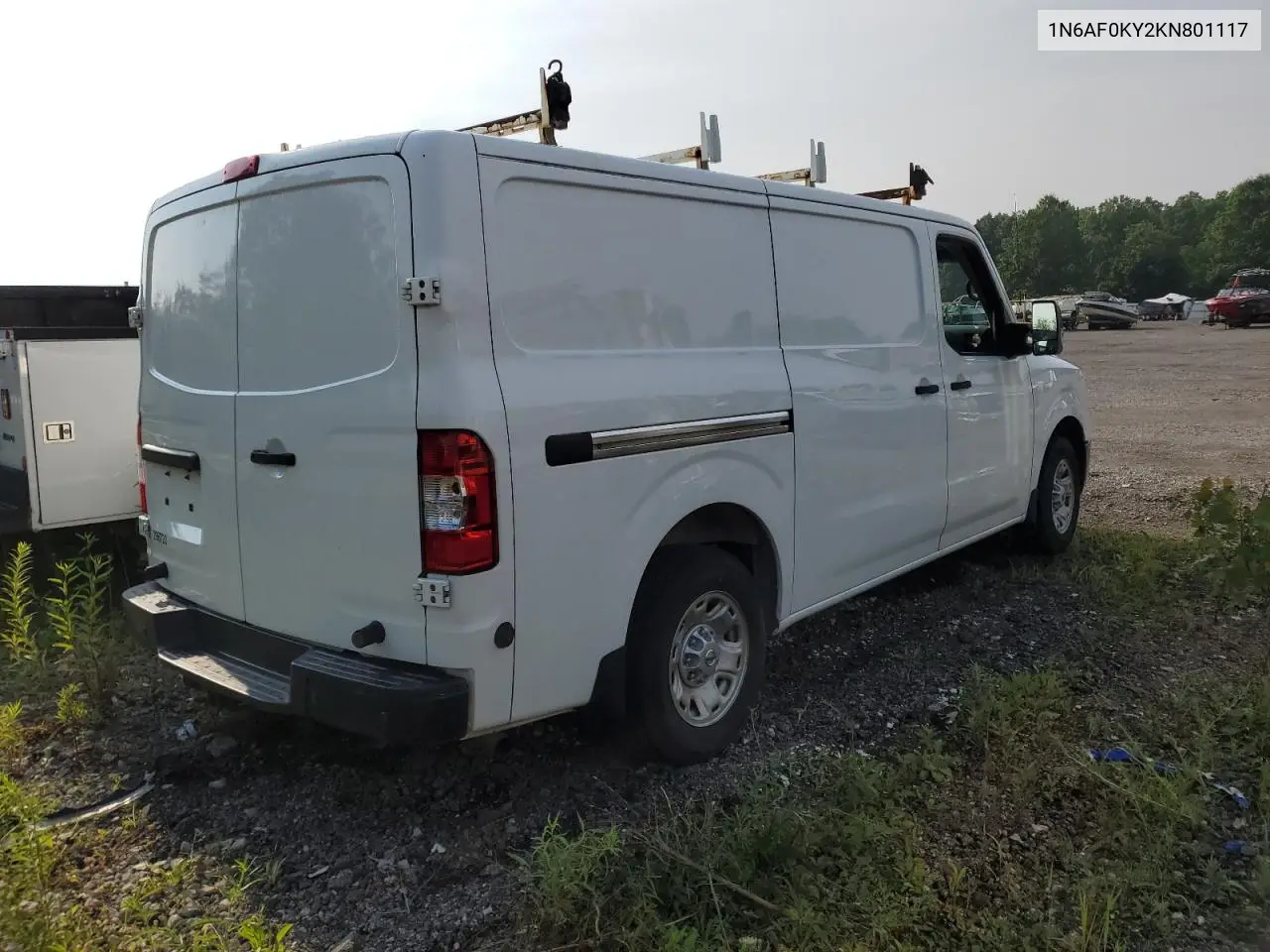 2019 Nissan Nv 2500 S VIN: 1N6AF0KY2KN801117 Lot: 65538295