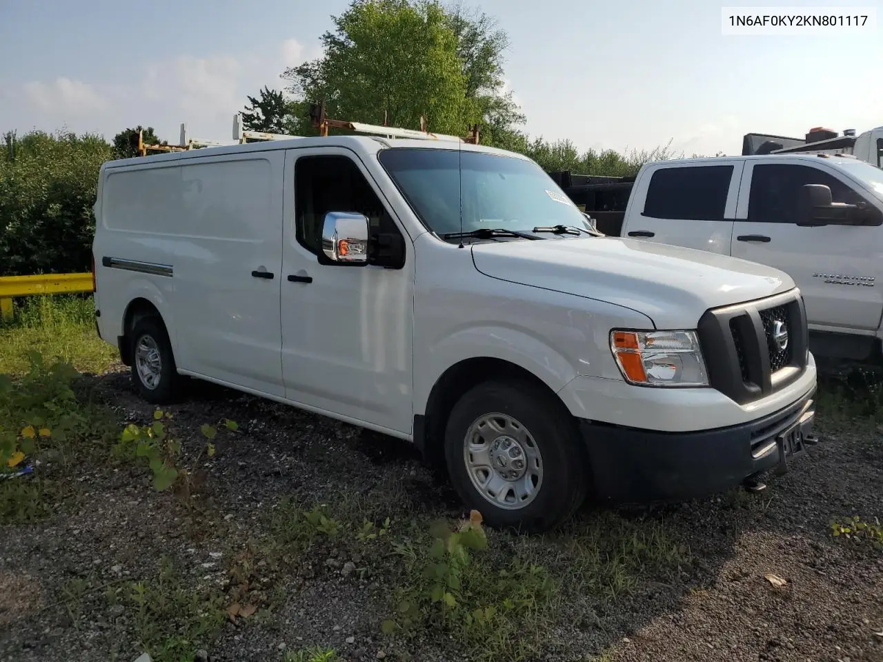 2019 Nissan Nv 2500 S VIN: 1N6AF0KY2KN801117 Lot: 65538295