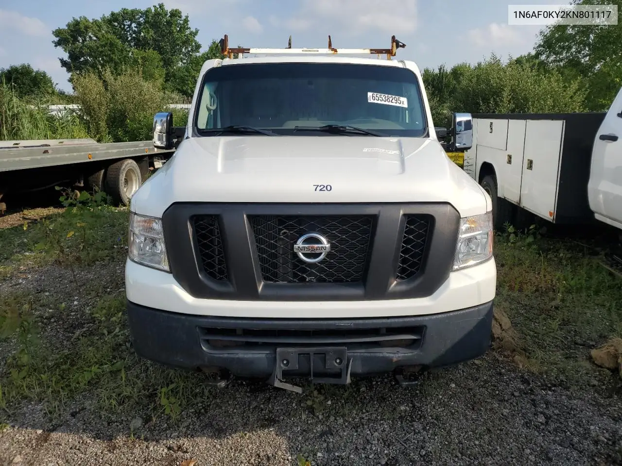2019 Nissan Nv 2500 S VIN: 1N6AF0KY2KN801117 Lot: 65538295