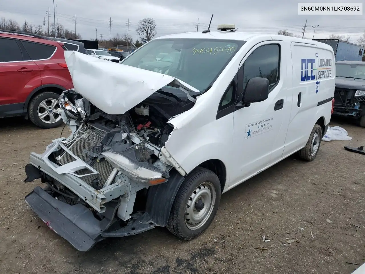 2020 Nissan Nv200 2.5S VIN: 3N6CM0KN1LK703692 Lot: 44045445