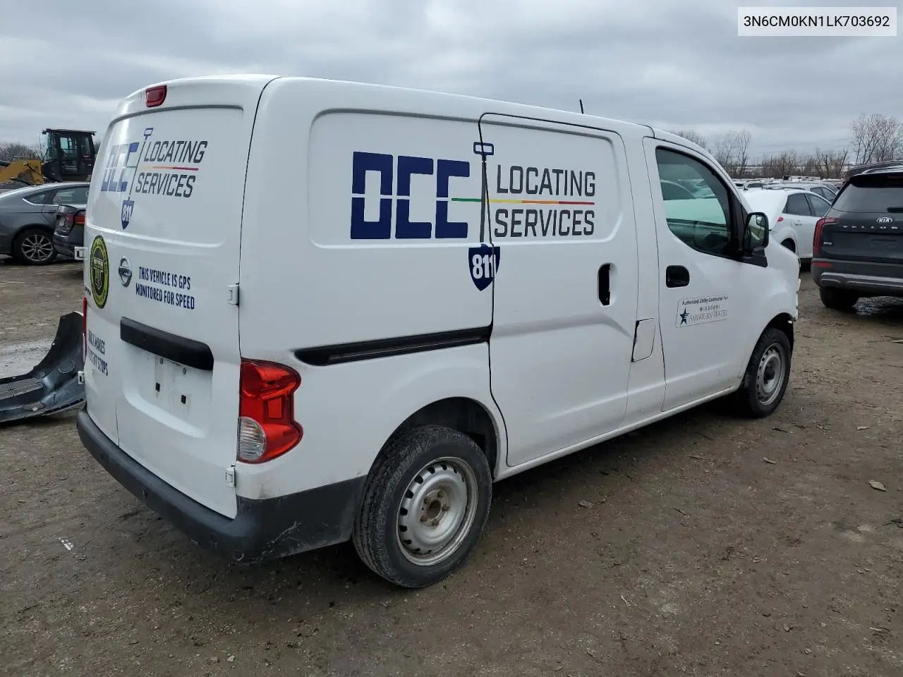2020 Nissan Nv200 2.5S VIN: 3N6CM0KN1LK703692 Lot: 44045445