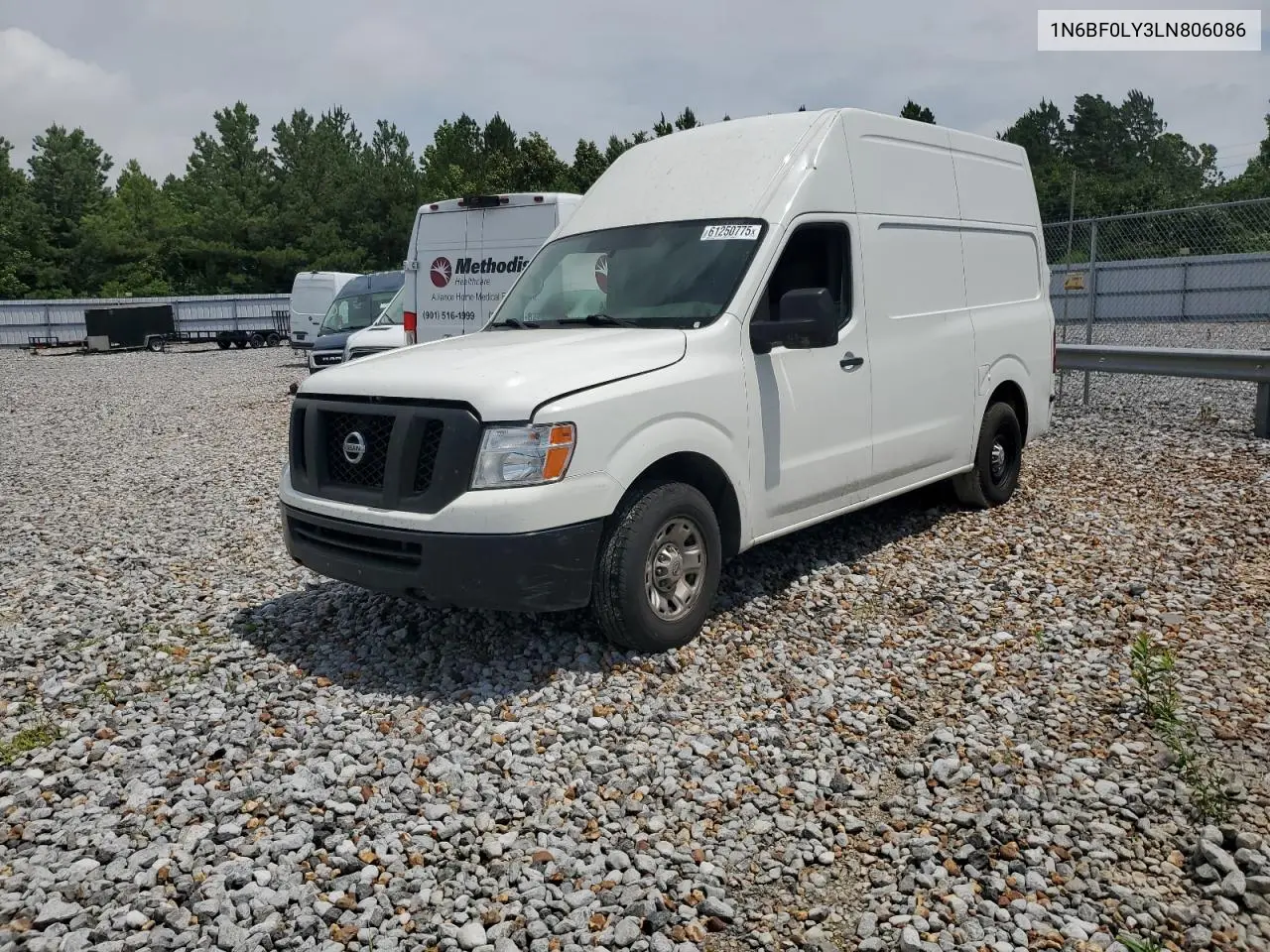 2020 Nissan Nv 2500 S VIN: 1N6BF0LY3LN806086 Lot: 61250775