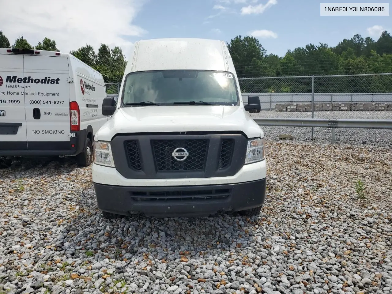 2020 Nissan Nv 2500 S VIN: 1N6BF0LY3LN806086 Lot: 61250775