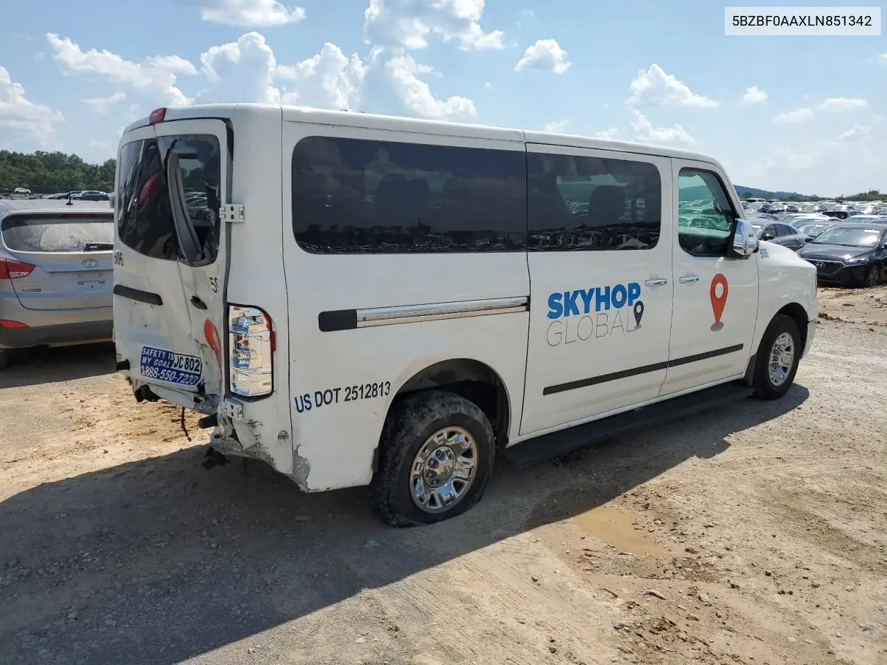 2020 Nissan Nv 3500 VIN: 5BZBF0AAXLN851342 Lot: 61793145