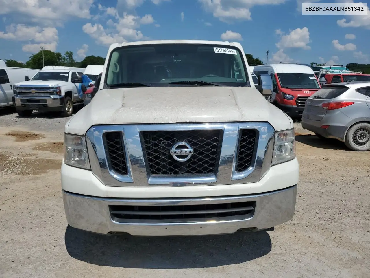 2020 Nissan Nv 3500 VIN: 5BZBF0AAXLN851342 Lot: 61793145